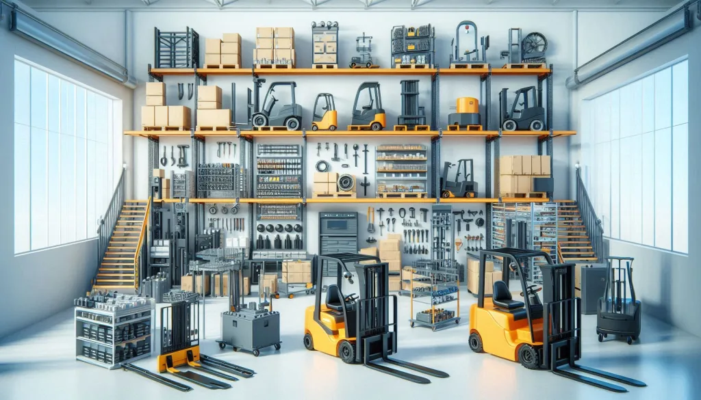 Various kind of material handling equipments